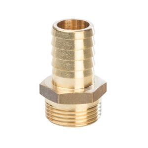 Штуцер с наружной резьбой латунный 1/2″x 16 мм