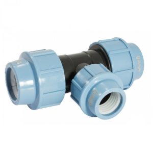 Фитинг для труб ПНД - Редукционный тройник D40x32x40
